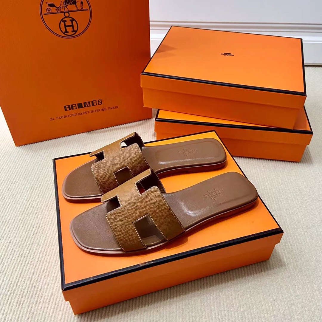 에르메스 올수공 오란 슬리퍼 샌들 앱송 26